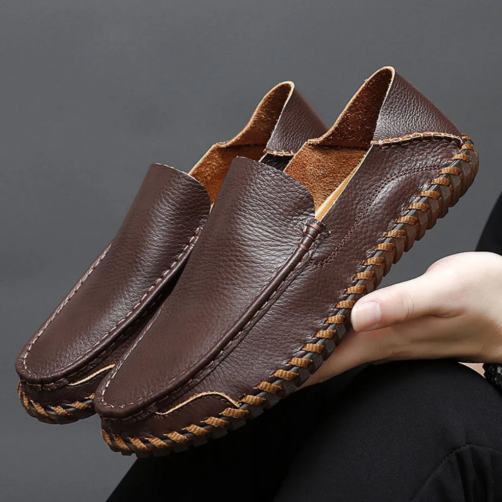 sapato mocassim masculino marrom escuro